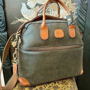 Bric's Life Tuscan Cosmetic Train Case-Olive  Pre-Owned